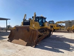 Used Komatsu Bulldozer in yard